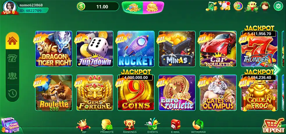 3 Patti Gold Game Interface