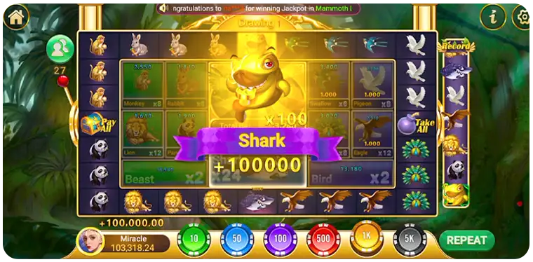 3 Patti Gold Zoo Roulette Game
