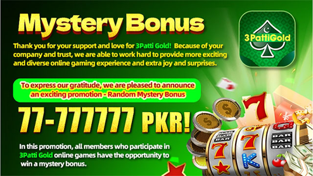 3 Patti Gold Mystery Bonus — quick guide & rewards